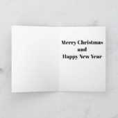 Carte Scène 2 Ampoules de Noël (Intérieur)