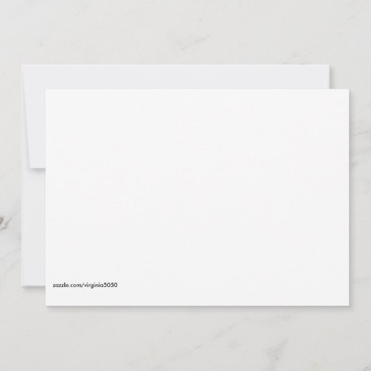 Carte Scène Bluebonnet avec fille (Dos)