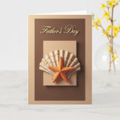 Carte Scène de la Fête des Pères Shell (Fleur jaune)