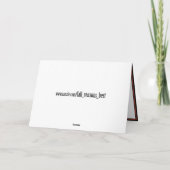 Carte Scène de la fête d'Halloween (Dos)