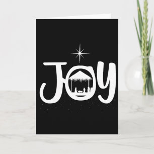 Carte Scène de la Nativité de Jésus Joie Noël Xmas Noël