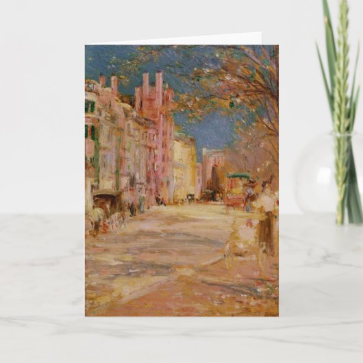 Carte Scène de la rue Boston - Edward Mitchell Banister (Devant)