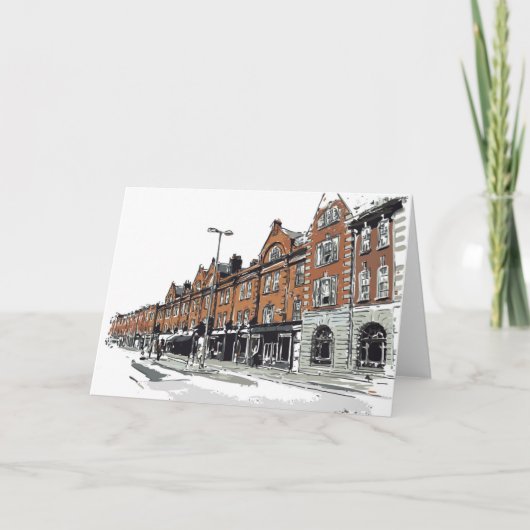 Carte Scène de Londres Street (Devant)