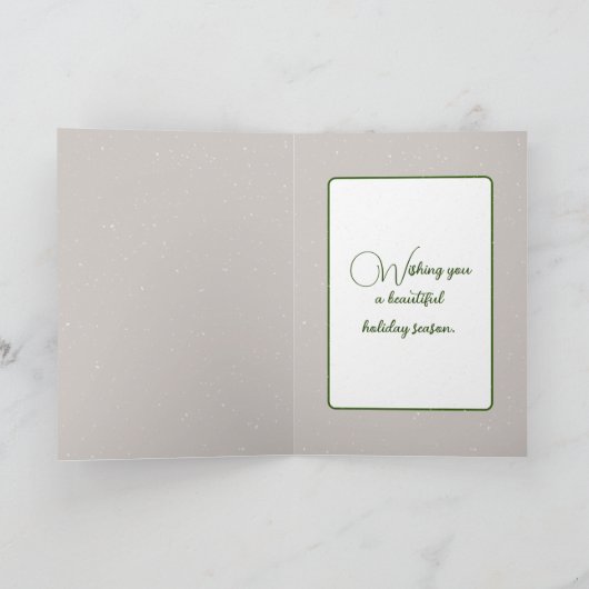 Carte Scène de Noël (Intérieur)