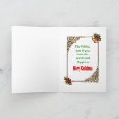 Carte Scène de Noël (Intérieur)