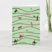 Carte Scène de Noël Chrétienne Noël (Devant)