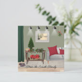 Carte Scène de Noël pittoresque (Debout devant)