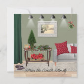 Carte Scène de Noël pittoresque (Devant)