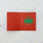 Carte Scène De Noël Rétro, Arbre, Cadeaux, (Intérieur)