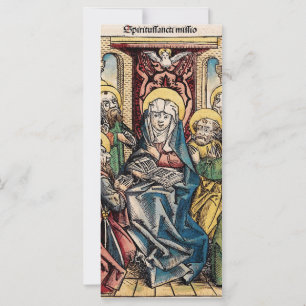 Carte Scène de Pentecôte après le dimanche de Pâques