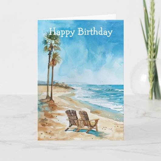 Carte Scène de plage (Devant)