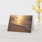 Carte scène de plage (Fleur jaune)