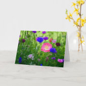 Carte Scène de printemps impressionniste (Fleur jaune)