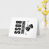 Carte Scène de théâtre Backstage Boss (Fleur jaune)
