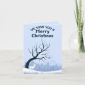 Carte Scène d'hiver Joyeux Noël (Devant)