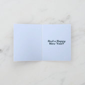 Carte Scène d'hiver Joyeux Noël (Intérieur)