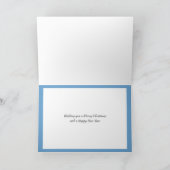 Carte Scène d'hiver Joyeux Noël (Intérieur)