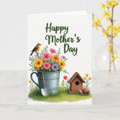 Carte Scène du arrosoir fleuri (Fleur jaune)