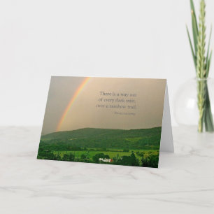 Carte Scene en arc-en-ciel inspirant