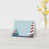 Carte Scène nautique (Fleur jaune)