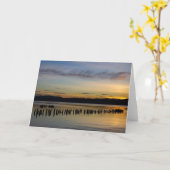 Carte Scène pacifique (Fleur jaune)