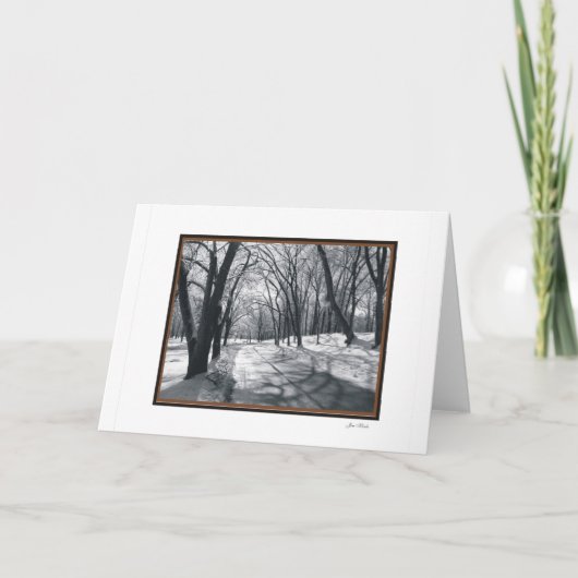 Carte scènes de neige (Devant)