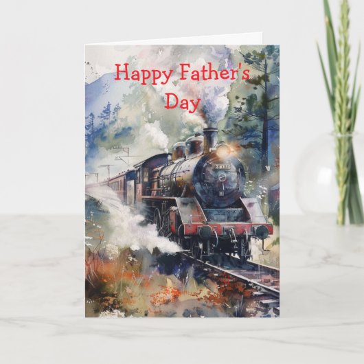 Carte Scenic Landscape with Train (Devant)