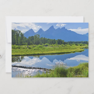 Carte Scenic View of Mountains