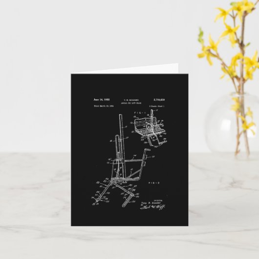 Carte Schéma De Chaise De Remontée De Ski (Fleur jaune)