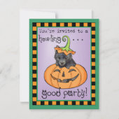 Carte Schipperke Halloween (Devant)