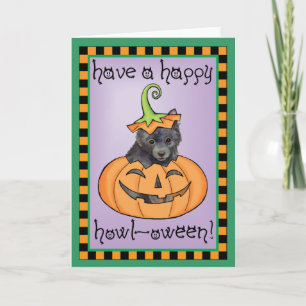 Carte Schipperke Halloween
