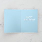 Carte Schnauzer Funny Hungry Birthday Card (Intérieur)