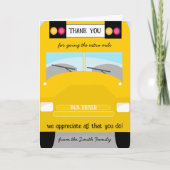 Carte school driver thank you vend (Devant)