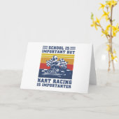 Carte School Is Important But Kart Racing Is (Fleur jaune)