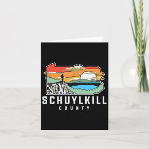 Carte Schuylkill Comté Pennsylvanie Nature Hiki extérieu
