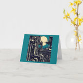 Carte Sciage urbain futuriste SF 2 (Fleur jaune)