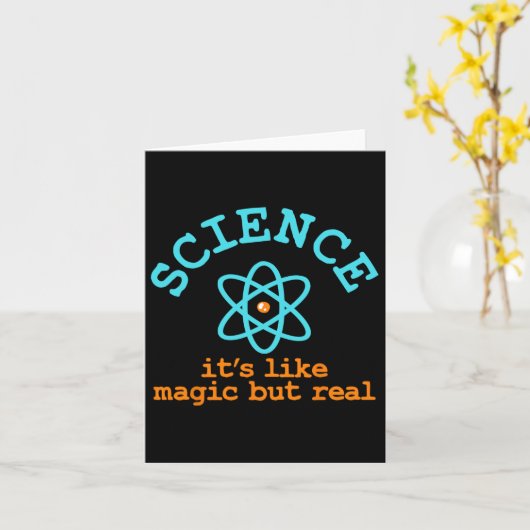 Carte Science  (Fleur jaune)