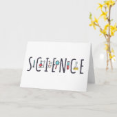 Carte Science (Fleur jaune)