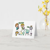 Carte Science amusante (Fleur jaune)