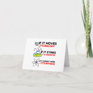Carte Science BIOLOGIE CHIMIE PHYSIQUE