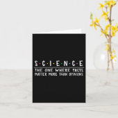 Carte Science_ Celui Qui Fait Plus Que Des Opinions (Fleur jaune)