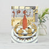 Carte Science-Fiction vintage, Les Scientifiques Du Labo (Debout devant)