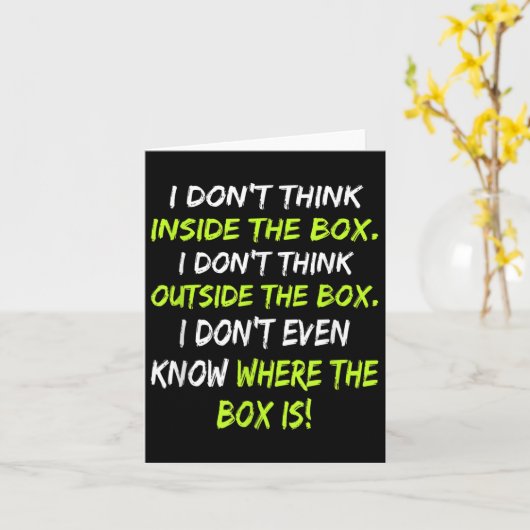 Carte Science Nerd - Inventor - R&amp;d Develop New Idea (Fleur jaune)