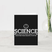 Carte Science Physics Chemistry Nerd Funny Saying Scient (Devant)