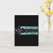 Carte Science Quote Gift, You , You Energy  (Fleur jaune)