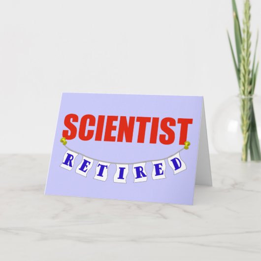 CARTE SCIENTIFIQUE RETRAITÉ (Devant)