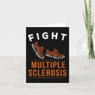 Carte Sclérose en plaques Ms Awareness Warrior Ruban 1
