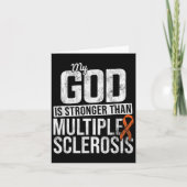 Carte Sclérose en plaques plus forte Sensibilisation Mme (Devant)