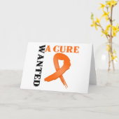 Carte Sclérose en plaques RECHERCHÉE A CURE (Fleur jaune)