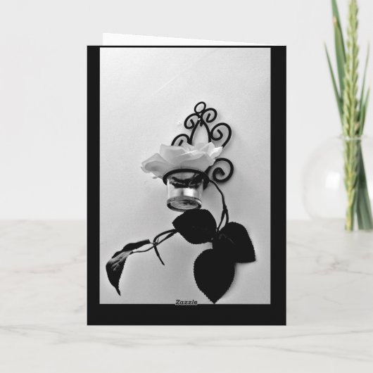 Carte Scone de mur de fleurs (Dos)